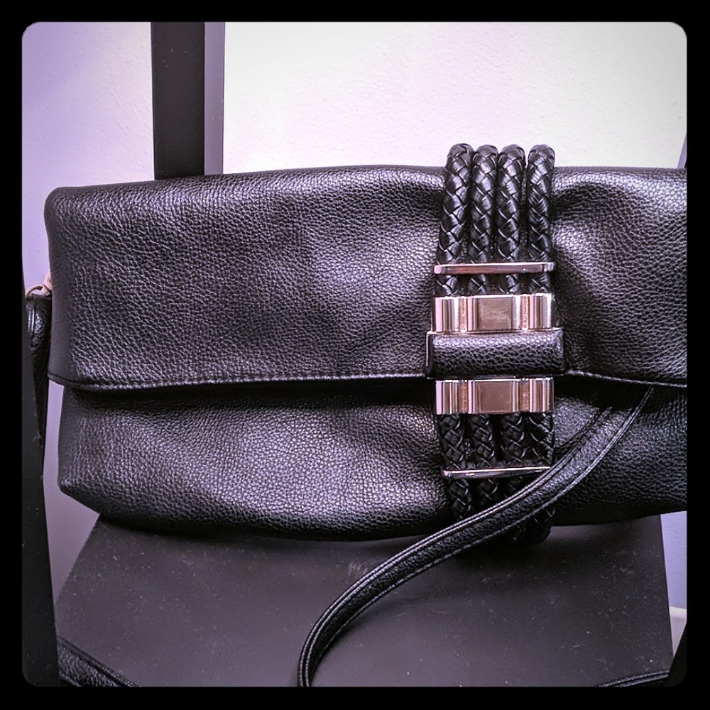 Black clutch/crossbody purse